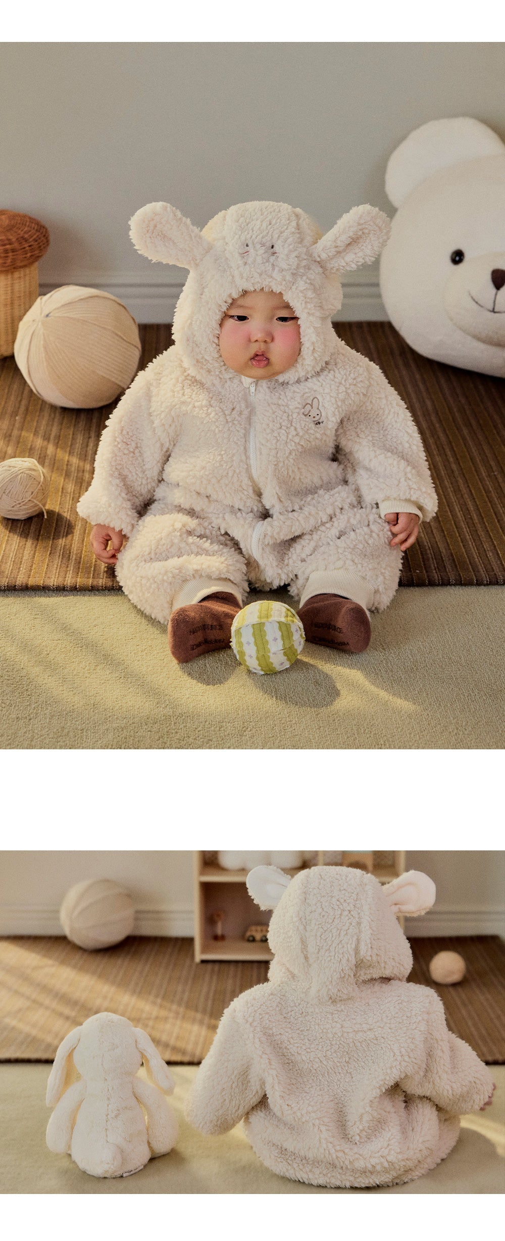 Rabin Fleece Coveralls (SIZE 80-100)