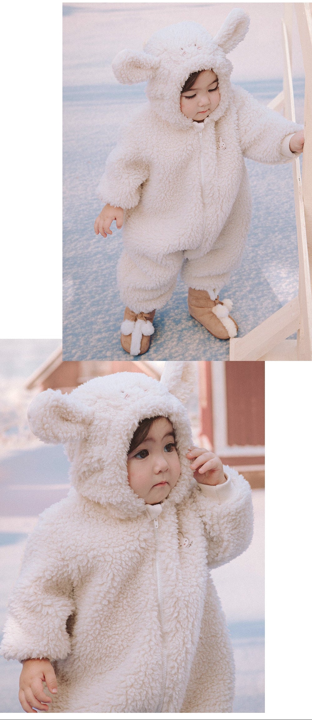 Rabin Fleece Coveralls (SIZE 80-100)