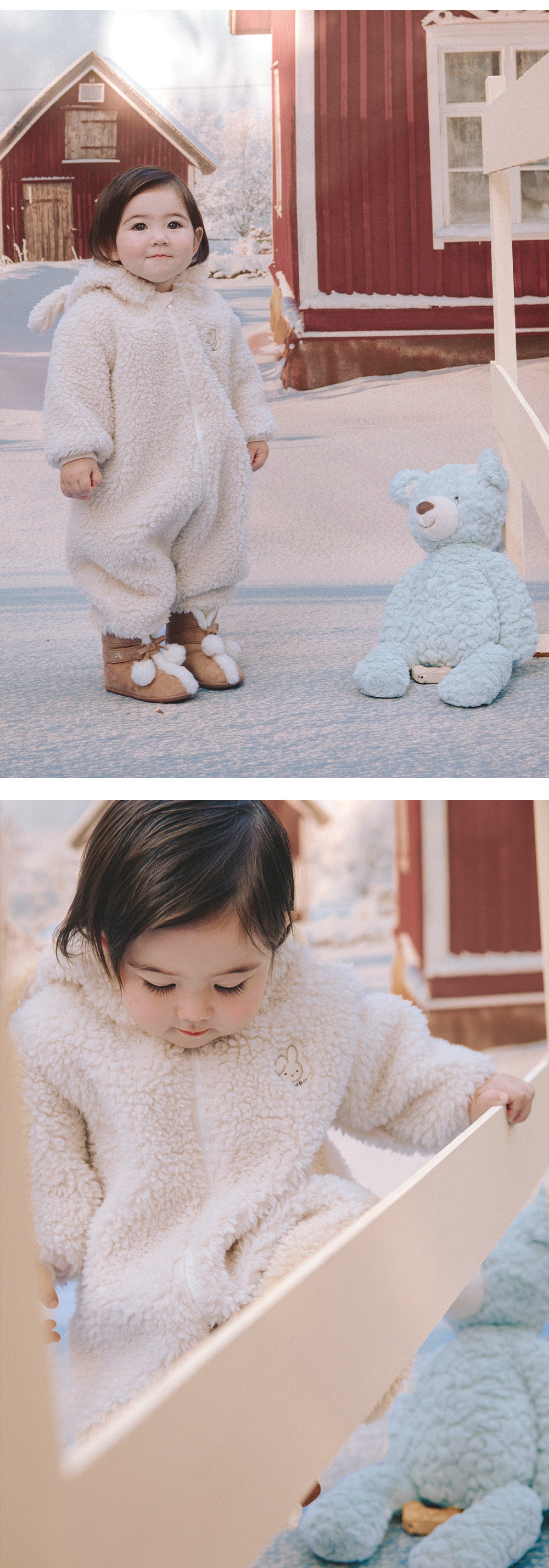 Rabin Fleece Coveralls (SIZE 80-100)