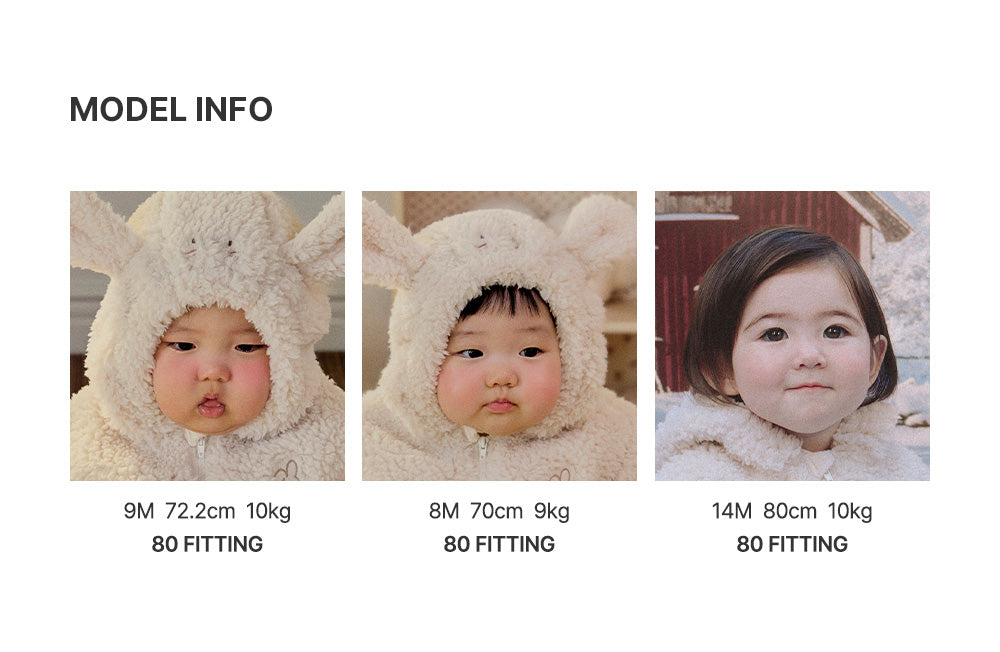 Rabin Fleece Coveralls (SIZE 80-100)