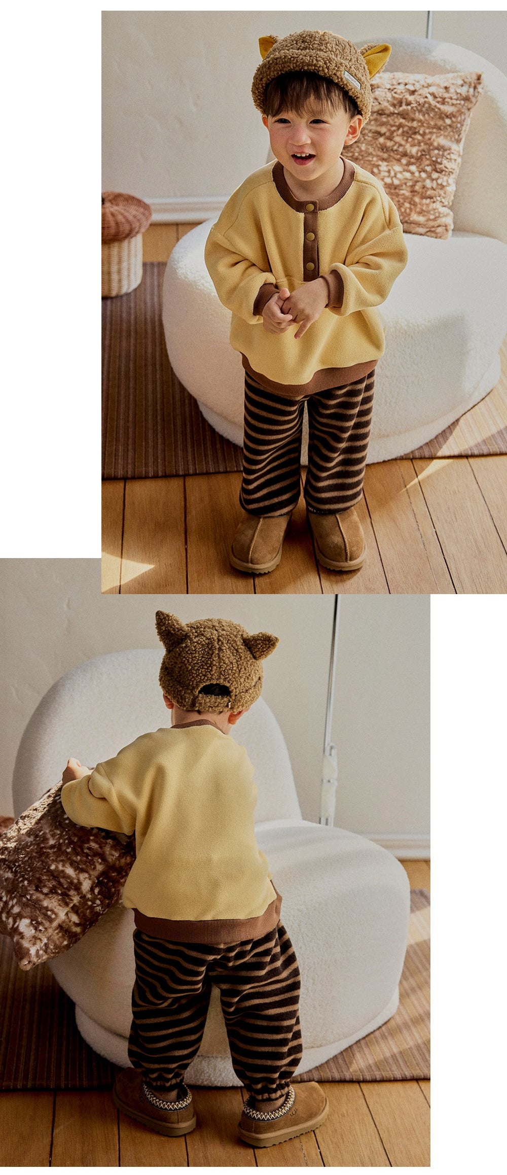 Reniel Fleece-Lined Pants (SIZE 90-130)