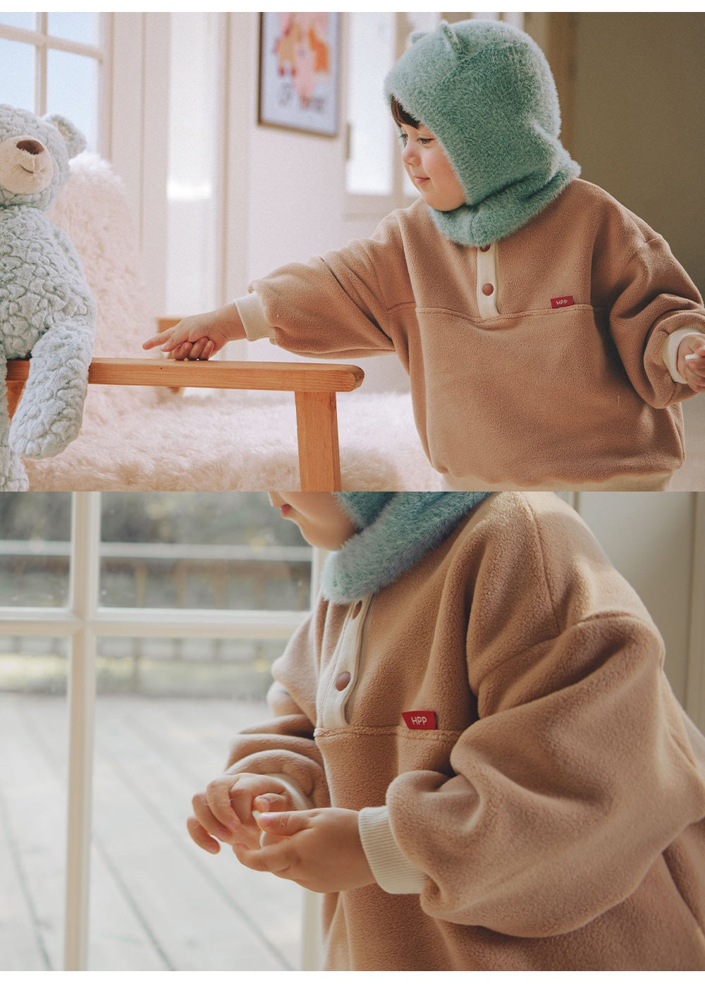 Reniel Fleece-Lined Sweatshirt (SIZE 90-130)