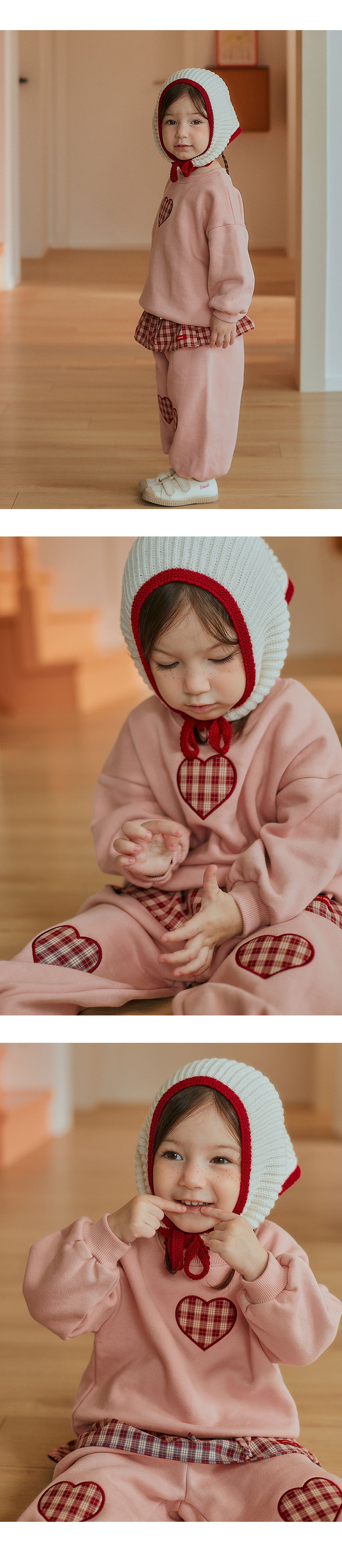 ROSYHEART FLEECE TOP AND BOTTOM