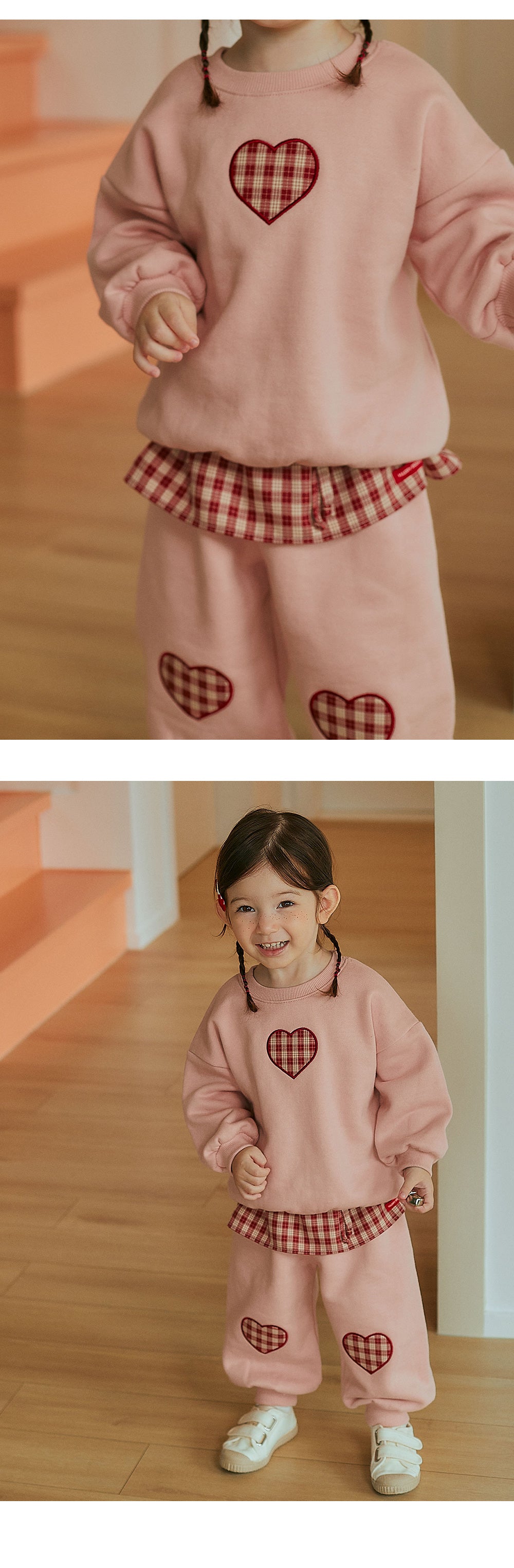 ROSYHEART FLEECE TOP AND BOTTOM