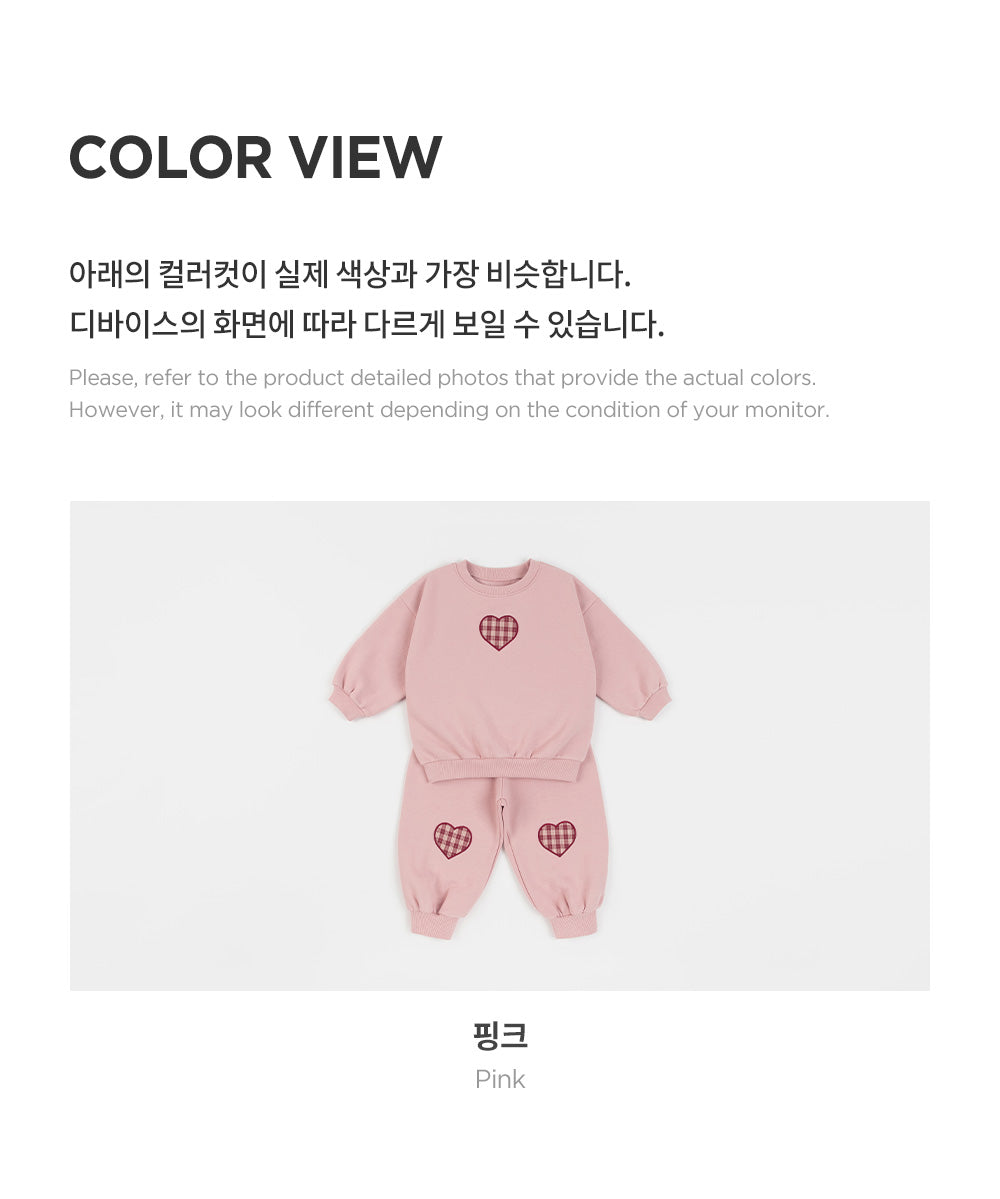 ROSYHEART FLEECE TOP AND BOTTOM