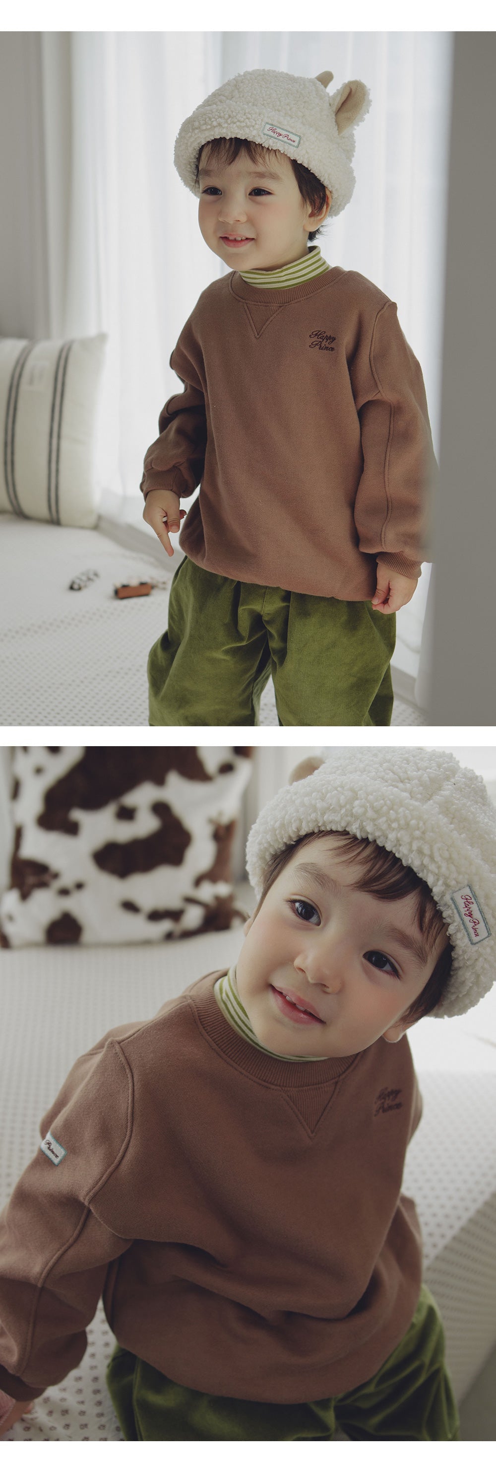 Rudy Fleece-Lined Sweatshirt (SIZE 90-130)