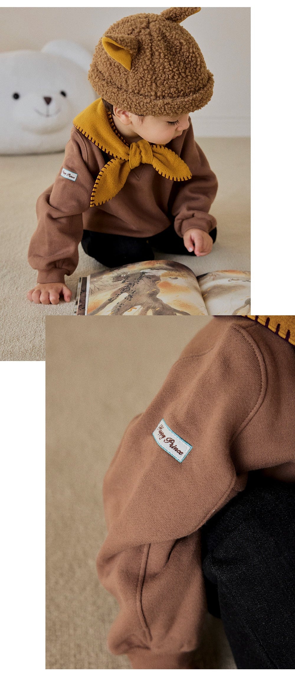 Rudy Fleece-Lined Sweatshirt (SIZE 90-130)