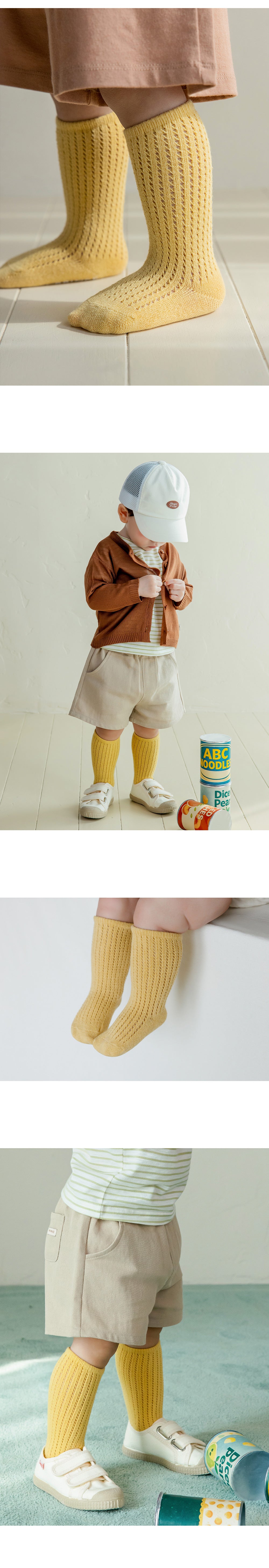 Sand Summer Knee Socks