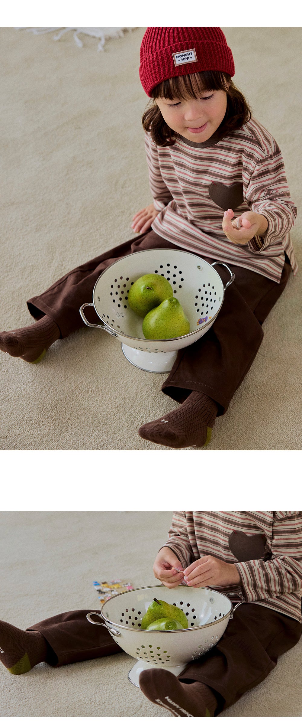 Sepia Curved Pants (90-130 SIZE)