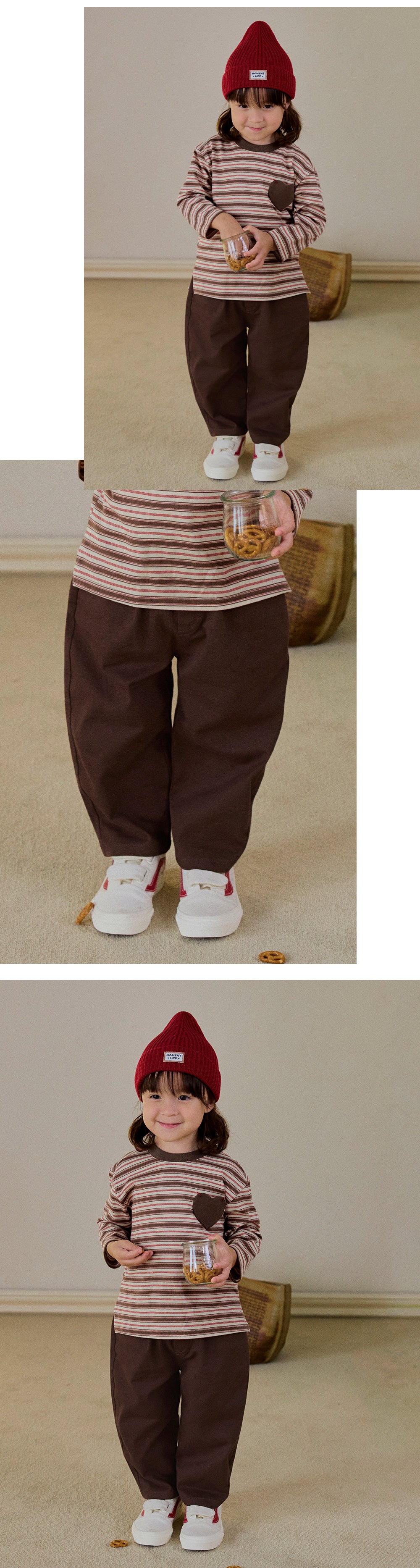 Sepia Curved Pants (90-130 SIZE)