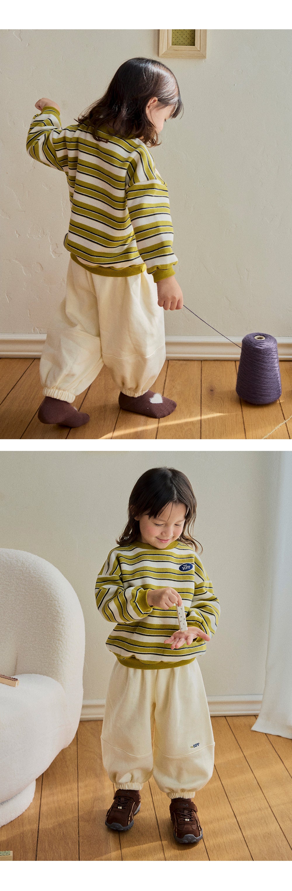 Sian Fleece-Lined Two-Piece Set (SIZE 90-130)