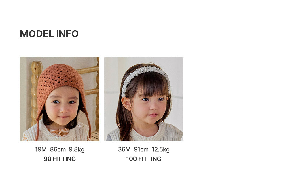 Sophia Knit Vest (90-130 SIZE)