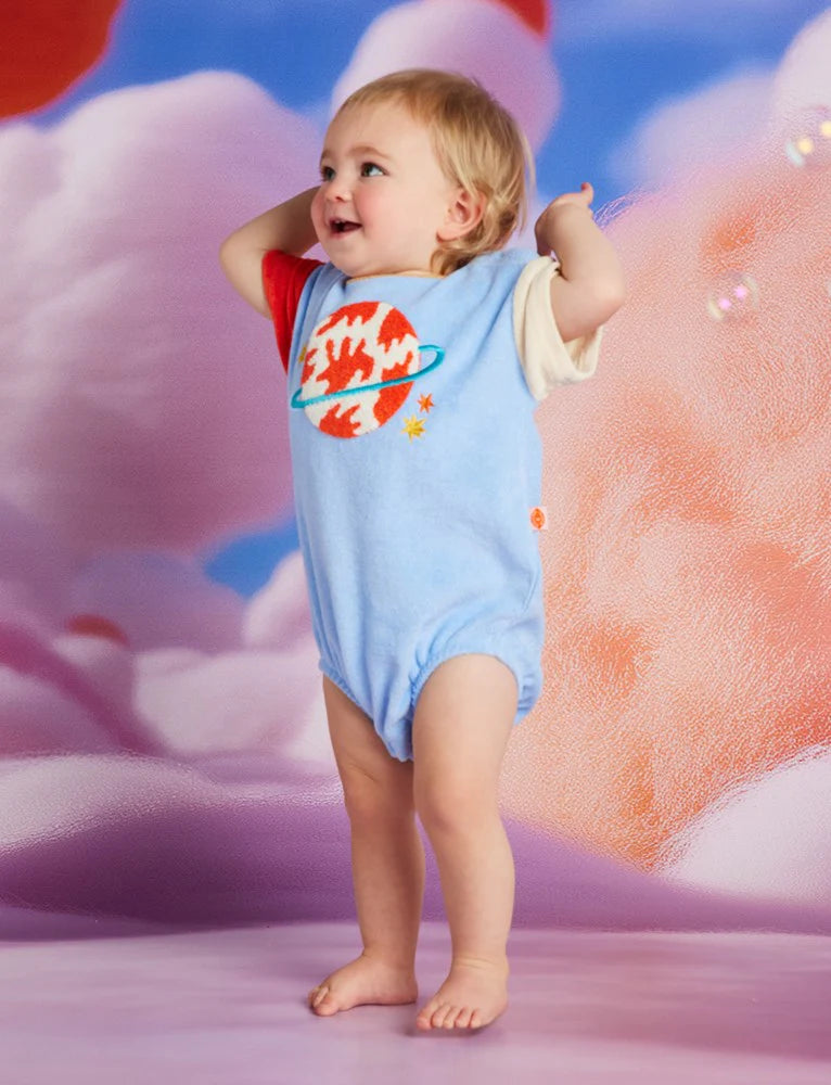 Terry Short Sleeve Bodysuit / See You In Space