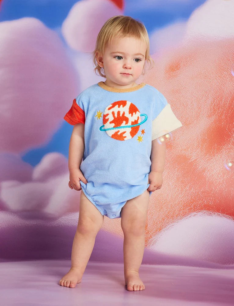 Terry Short Sleeve Bodysuit / See You In Space